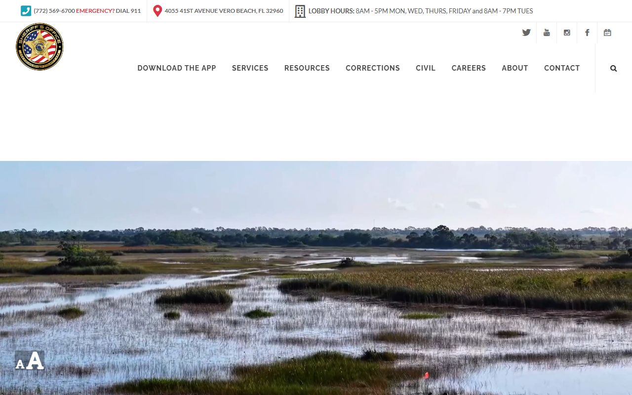 Indian River County Sheriff's Office booking reports website